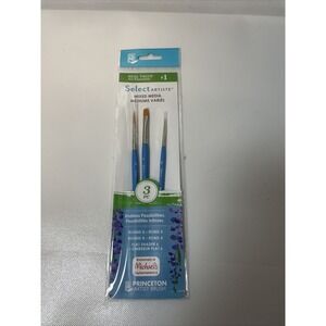 Princeton Select #1 Mixed 3 Pc‎ Set Round 0, Round 4 & Flat Shader 6 NWT